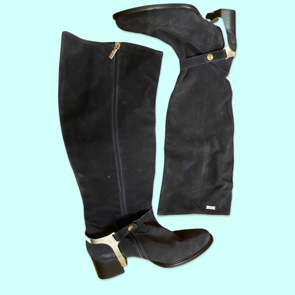 Marina Rinaldi Boots. Never worn. Size 40 (US 9). Some storage wear signs.